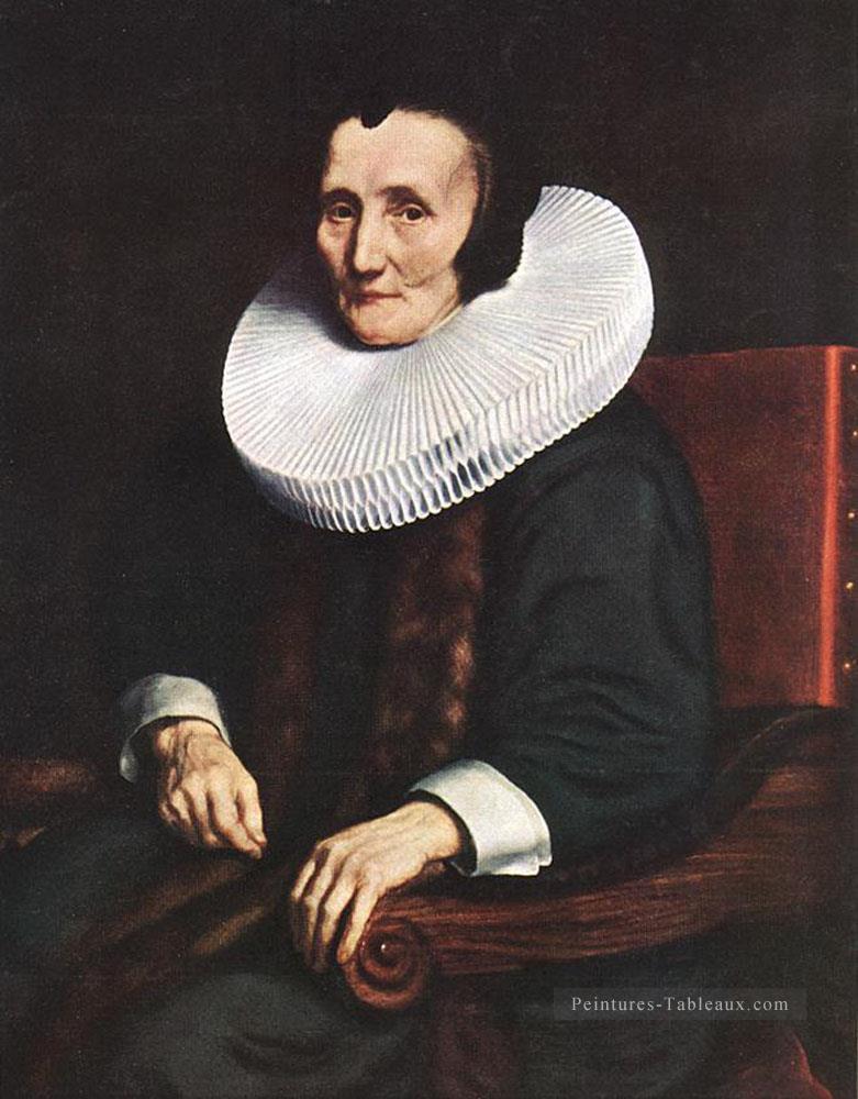 Portrait de Margaretha de Geer Épouse de Jacob Trip Baroque Nicolaes Maes Peintures à l'huile